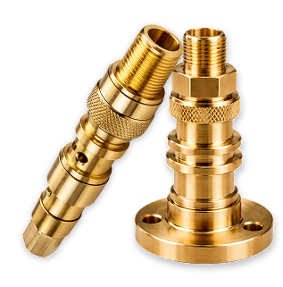 Precision brass components